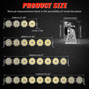 Mới công suất cao không thấm nước IP68/ip69k e-mark offroad UTV barra spliceable Modular <span class=keywords><strong>Led</strong></span> Light <span class=keywords><strong>Bar</strong></span> 1500m chiếu sáng combo tại chỗ - Product Image 6