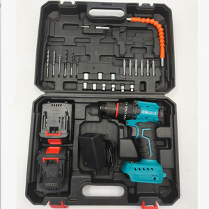 21V Cordless Impact Drill <b>Set</b> With 2 Batteries Charger 100Nm <b>Torque</b> 32mm Drilling Diameter Multi Speed Adjustment - Product Image 1