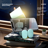 Mini lampe de nuit LED moderne, blanc chaud, rectangulaire, à intensité variable, rechargeable par USB, alimentée par batterie, pour salon