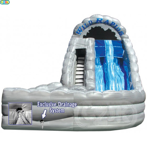tobogán acuático inflable comercial tobogán rápidos salvajes - Product Image 6