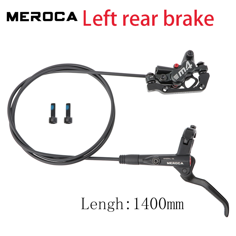 Black left rear brake