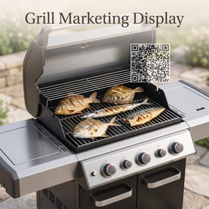 Modèle de poisson artificiel réaliste, jamais dégusté, pour affichage commercial en réfrigérateur/congélateur, présentoir marketing, poisson grillé artificiel - Product Image 4