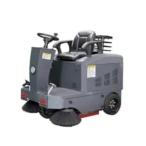 ZMX-S1200 Battery Operated Ride-On Automatic Floor Scrubber Drive-Sweeper with Automatic Cleaning Features