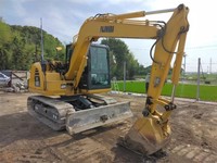 Excavatrice compacte d'occasion PC60-8 de 2020 avec 1800 heures de fonctionnement, couleur d'origine et inspection vidéo incluse