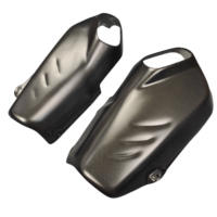 MOQ1 Accesorios para Carenado de Motocicleta, Cubierta de Escape de Fibra de Carbono Real para Ducati Panigale/Streetfighter V4 2021 - 2024