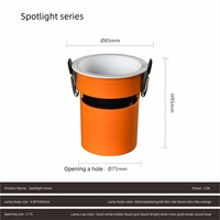 Spot LED d'intérieur, spots de plafond 12W modernes COB pour salon, bureau à domicile