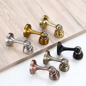 Arrêt de <span class=keywords><strong>porte</strong></span> <span class=keywords><strong>magnétique</strong></span> en alliage de zinc Anti-collision et bloc <span class=keywords><strong>mural</strong></span> de chambre à coucher silencieux arrêt de sol solide pour portes en bois - Product Image 3
