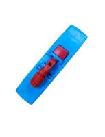 Cadre de vadrouille plat de style européen avec manche en aluminium poignée en plastique pliante tête en tissu de coton pour le nettoyage et le dépoussiérage