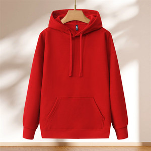 Sweat-shirt à capuche vert foncé, doublure polaire, tissu épais, vêtements de travail pour usage professionnel - Product Image 3