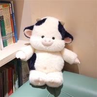 EZBABY Série Can't Run : Adorables jouets en peluche Renard pour la nuit, Figurines d'éléphant et de vache pour l'aide au sommeil des enfants, Coton PP 100% Polyester