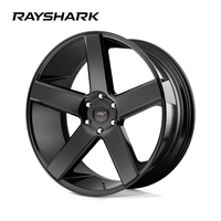 Jantes forgées RS Custom 5 branches DUB 6x139.7 5x115 de 22 et 24 pouces pour Cadillac Escalade, Dodge Charger, Chevrolet Tahoe