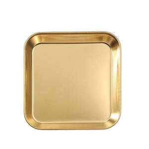 Plateau de service rectangulaire en acier inoxydable 304 SYH1359 pour la restauration coréenne, le barbecue, les sushis, et les plateaux jetables d'hôtel – Gravure possible - Product Image 2