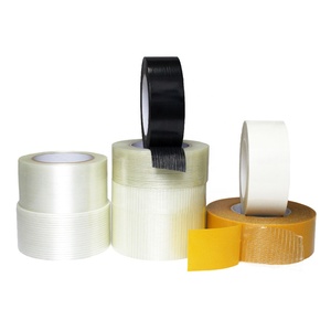 Nhiệm vụ nặng nề không thấm nước Mono thẳng chéo lưới sợi thủy tinh gia cố vật nuôi Polyester phim Filament đóng đai đóng gói băng dính - Product Image 6