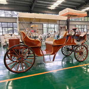 2026 Popular Sightseeing Tourist Horse Drawn European Horse Carts Wagon Carriage Wedding Electric Horse Carriage - Product Image 2