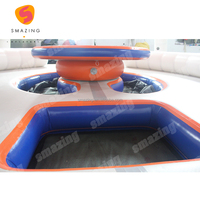 Plateforme gonflable de loisirs aquatiques, plateforme flottante personnalisée, gonflable avec tente, à vendre, Offre Spéciale