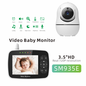 Fotocamera Baby Monitor Video intelligente da 3.5 pollici e Audio remoto Pan/Tilt/Zoom VOX modalità visione notturna bidirezionale Talk Baby Camera - Product Image 2