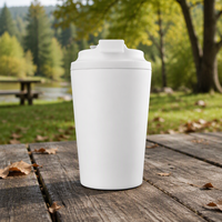 Vente en gros de tasses à café isothermes en acier inoxydable SS304 de 12 oz, gobelets de voyage réutilisables pour la bière avec logo personnalisé pour cadeaux