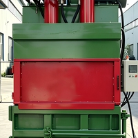 Presse à balles hydraulique verticale pour balles de foin, déchets plastiques, bouteilles PET, canettes en aluminium et vieux vêtements