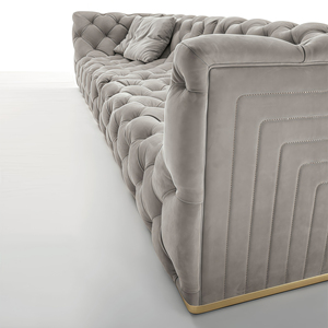 Modern Flanel Modüler Minimalist Bölmeli <span class=keywords><strong>Set</strong></span> Sünger Dolgulu Döşemeli Şık Üç Kişilik Kanepe (Apartmanlar ve Oteller İçin) - Product Image 4