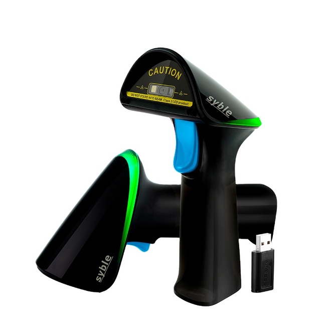 2D Wireless with Bluetooth Barcode Scanner Supermarket Bar Reader