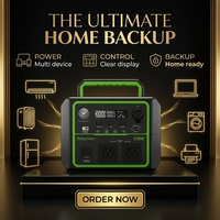 Station d'alimentation portable 600W 336Wh à onde sinusoïdale pure LiFePO4, recharge solaire, pour la maison et les situations d'urgence (usine)
