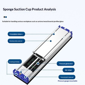 Generador de Vacío Integrado con Ventosa de Esponja y Actuador para Pinza de Robot Industrial, Pinza de Vacío para Espuma - Product Image 5