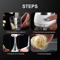 250Ml Vleesmolen Multifunctionele Groente Fruit Twist Shredder Handleiding Gadgets Tool Chopper Knoflook Cutter Keuken Accessoires
