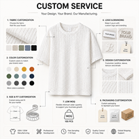 T-shirt blanc pour homme en maille ouverte 100 % polyester, col rond texturé, facile d'entretien, léger, design personnalisé, vente en gros, vêtements d'usine, OEM