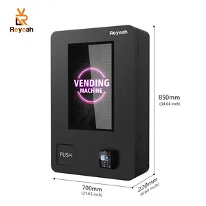 Kleiner wandmontierter Verkaufsautomat zum Verkauf von Kondomen 21,5 Zoll Touchscreen-Verkaufsautomat