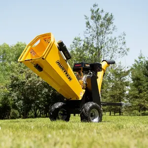 Triturador de madeira/triturador de madeira a gasolina AUSTTER Superfast com alimentação automática de 15hp para varejo