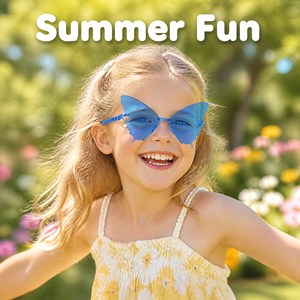 Lunettes de soleil papillon en gros, colorées, tendance, grandes montures translucides pour femmes, idéales pour les cadeaux de fête - Product Image 3