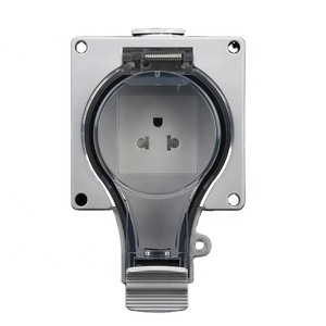 IGX66 Hava Koşullarına Dayanıklı Duvar Prizi 1'li Amerikan Prizi/ABD Tasarımı IP66 Su Geçirmez Dış Mekan Prizi 15A Nominal - Product Image 1