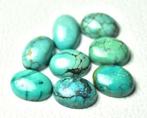 Cabujón de piedras preciosas turquesa tibetana Natural, venta al por mayor, fabricación de joyas de alta calidad, cabujón de piedras preciosas, turquesa tibetana múltiple a granel - Product Image 2