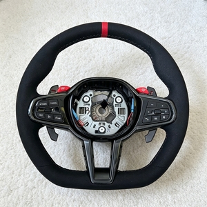 Volant en fibre de carbone pour BMW CS Série G <span class=keywords><strong>F30</strong></span> G07 G20 G22 G23 G26 G80 G81 G30 G32 G34 G36 G80 G84 F90 M3 M4 M5 M Sport - Product Image 3