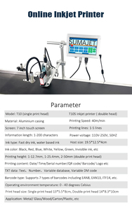 Stampante a Getto d'Inchiostro Online TIJ per Codifica Data su Cartone, Bottiglia di Plastica, Materiale Flessibile, Facile da Usare in Fabbrica - Product Image 6