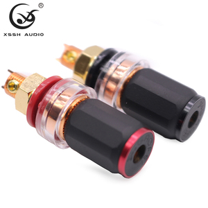 Ràng buộc bài Hifi xssh DIY âm thanh màu đỏ tinh khiết đồng nữ chuối cắm Hi-end Loa Dây ổ cắm nhanh chóng Hệ thống dây điện khuếch đại thiết bị đầu cuối - Product Image 2