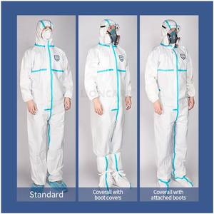 심 테이프 처리 방호복 격리복 일회용 작업복 안전 PPE 키트 의료 보호 의류 - Product Image 4