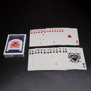 การคุ้มครองคุณภาพกระดาษเล่นไพ่ความบันเทิงโป๊กเกอร์เล่นไพ่ที่กําหนดเอง - Product Image 3