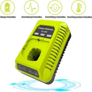 <span class=keywords><strong>Chargeur</strong></span> de batterie Ryobi P117 de remplacement pour batteries Ryobi Lithium Ni-Cad Ni-Mh 2V-<span class=keywords><strong>18V</strong></span>, <span class=keywords><strong>chargeur</strong></span> de batterie Lithium NiMH <span class=keywords><strong>18V</strong></span> - Product Image 2