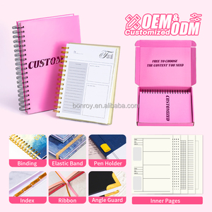 Bloc de notas de planificador mensual diario sin fecha con impresión personalizada Bloc de notas de lista de tareas pendientes - Product Image 5