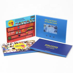 Productos de alta demanda para venta de artículos de invitación, artículo de regalo promocional, tarjeta de negocios, folleto de vídeo de correo lcd - Product Image 4