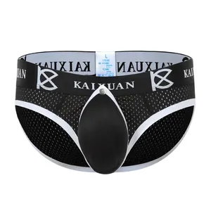 Men's low-waisted briefs sexy u convex cup show big bag underwear, men's underwear European and n foreign trade