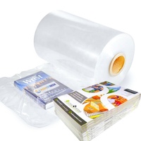 Film rétractable PCR POF pour l'emballage de tous types de produits - pour les collations, les aliments, le chocolat, le moulage par soufflage, recyclé après-vente