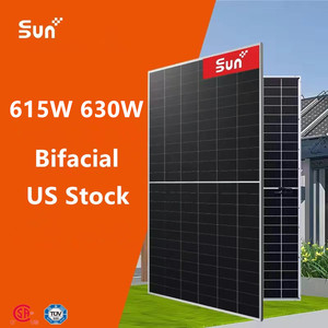 Panneaux photovoltaïques bifaciaux Sunplus Optimum Inc Top 615W 630W de type N pour maisons jumelées, expédition depuis l'entrepôt de Californie - Product Image 1