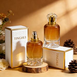 Botella de Perfume de Vidrio Cuadrada Vacía con Fondo Grueso y Tapa, Ecológica, con Logotipo Personalizado, 30 ml, 50 ml, 100 ml, Estilo Volcán - Product Image 1