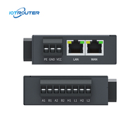 EC100 RK3566J Embedded Linux Linux ARM Industrial IoT Controller Triple Core Dual RS485/CAN FD 4G LTE 2 LAN dengan Protokol MQTT