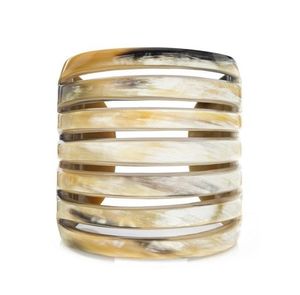 Minh Giang Craft Vietnam - Brazalete de cuerno de búfalo pulido natural hecho a mano en Vietnam, joyería de alta calidad - Product Image 4