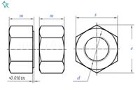 Écrou hexagonal lourd ASTM A194 2H en acier Gr 2H, zingué noir HDG, 1/2-2 pouces, emballage personnalisé, en stock, directement de l'usine