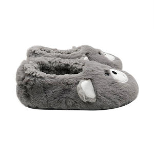 Tissu en fourrure douce d'ours avec doublure chaude en <span class=keywords><strong>sherpa</strong></span> maison bébé enfant enfants maison hiver pantoufles confortables - Product Image 4