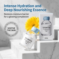 Sérum facial liquide OEM personnalisé à base de squalane biologique, d'aloe vera et de nicotinamide pour une réparation profonde et une hydratation intense de la peau